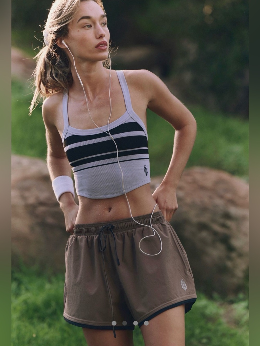 Free People All Clear Striped Cami